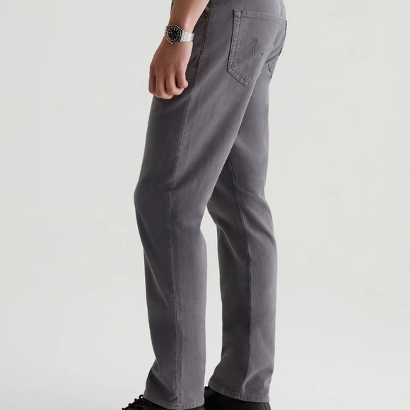 Ag Adriano Goldschmeid The Everett Slim Straight Gray Jeans - 36R - Picture 4 of 16